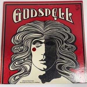 Vintage Godspell Broadway Soundtrack Vinyl album